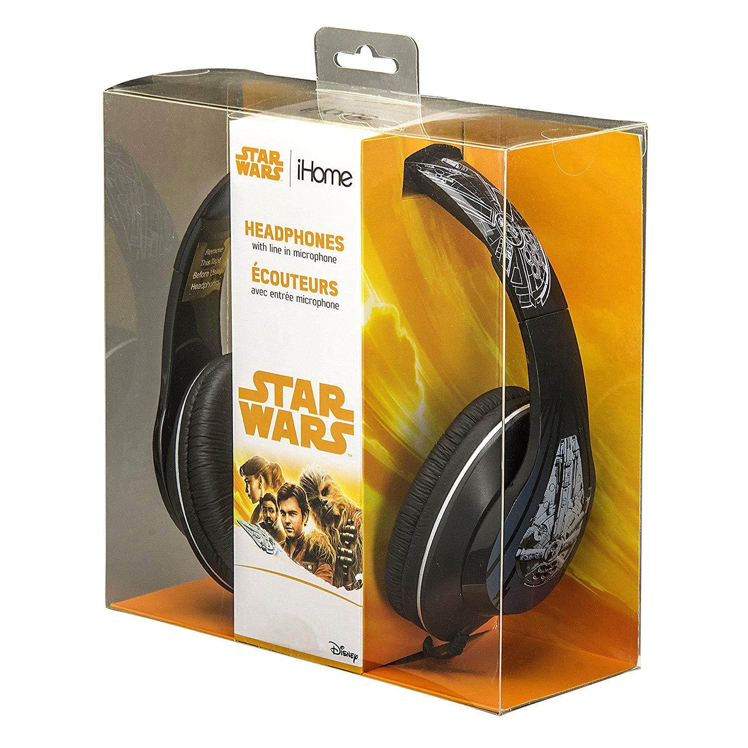 Star Wars Han Solo Movie Millenium Falcon Over the Ear Headphones with Built in Microphone