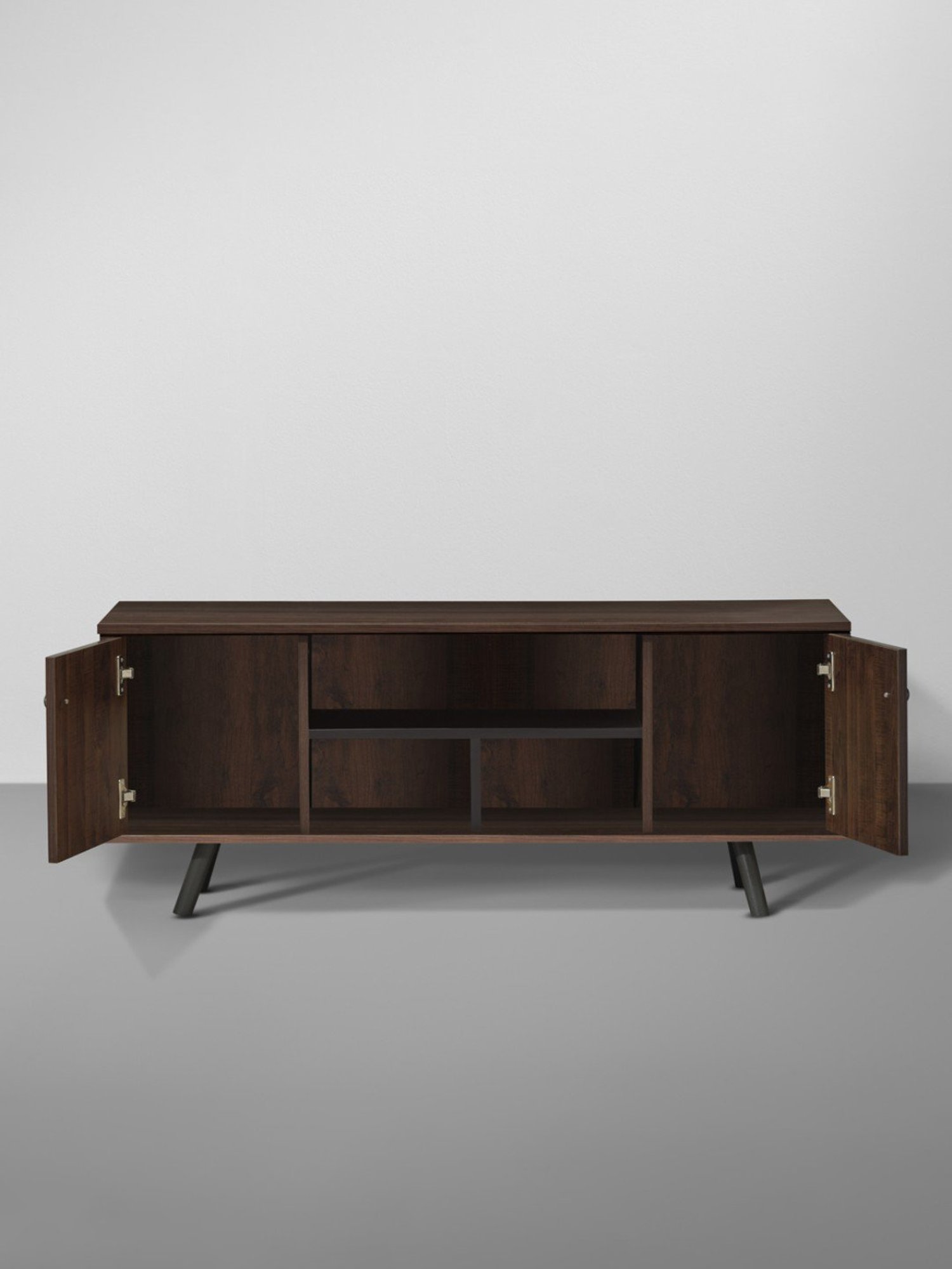 Sleepyhead Romcom Dark Brown & Slate Grey Engineered Wood TV Entertainment Unit