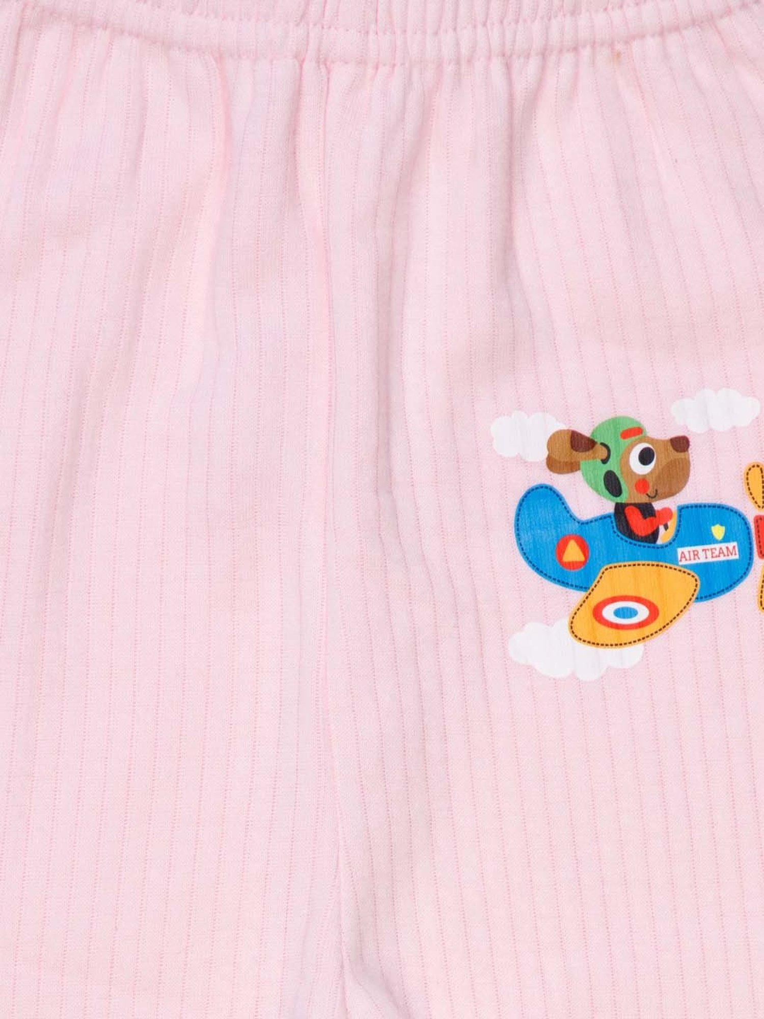 Bodycare Kids Pink Printed Full Sleeves Thermal Set