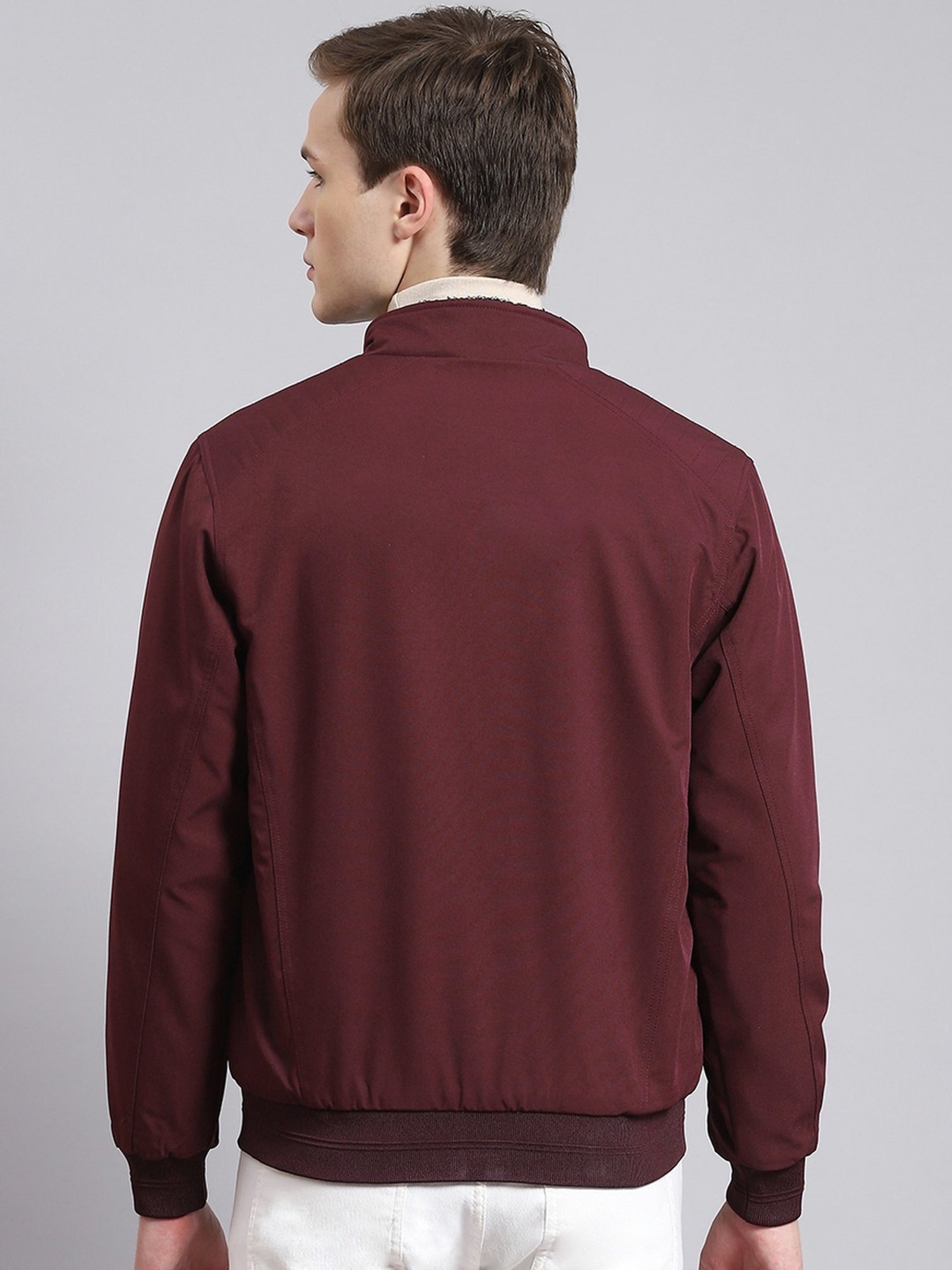 Hummel Grey Regular Fit Bomber Jacket