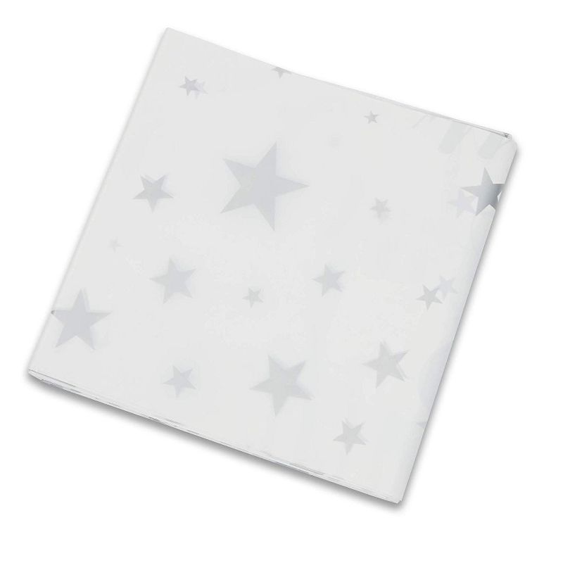 Blue Panda 25th Anniversary Rectangular Disposable Plastic Table Cover Tablecloth, 54 x 108 Inches