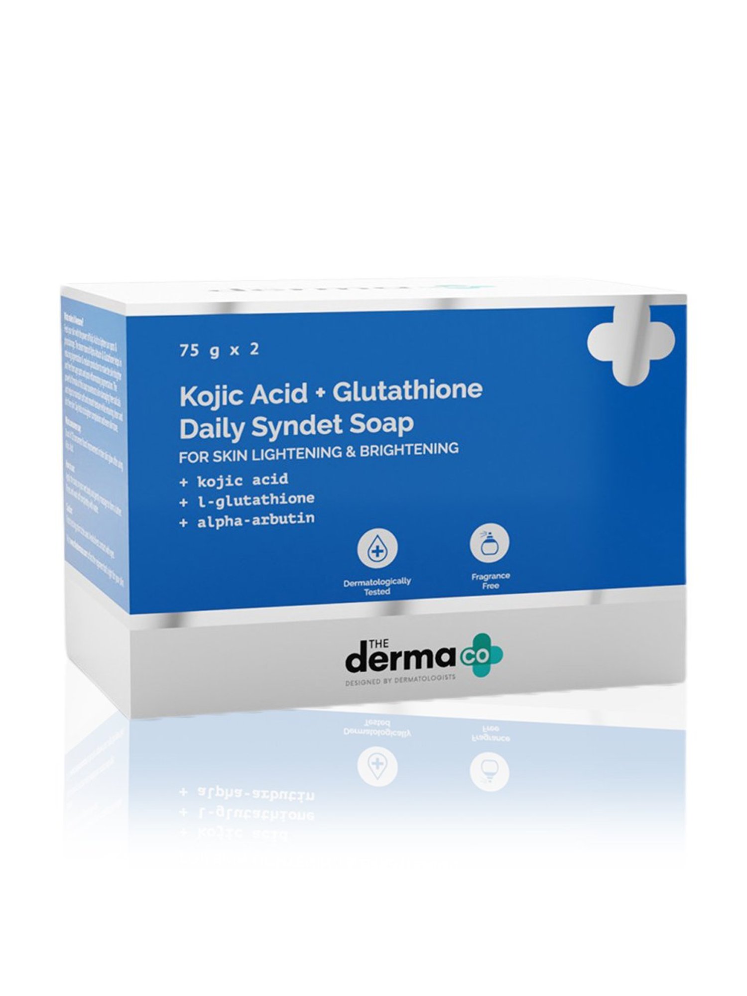 The Derma Co Kojic Acid + Glutathione Daily Syndet Soap Combo