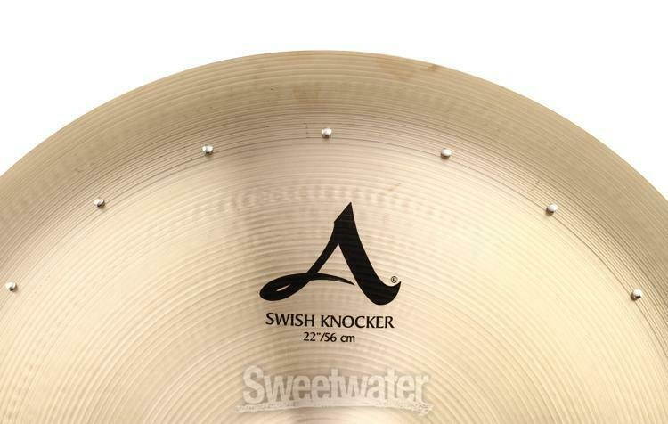 Zildjian 22" A Zildjian Swish Cymbal with Rivets