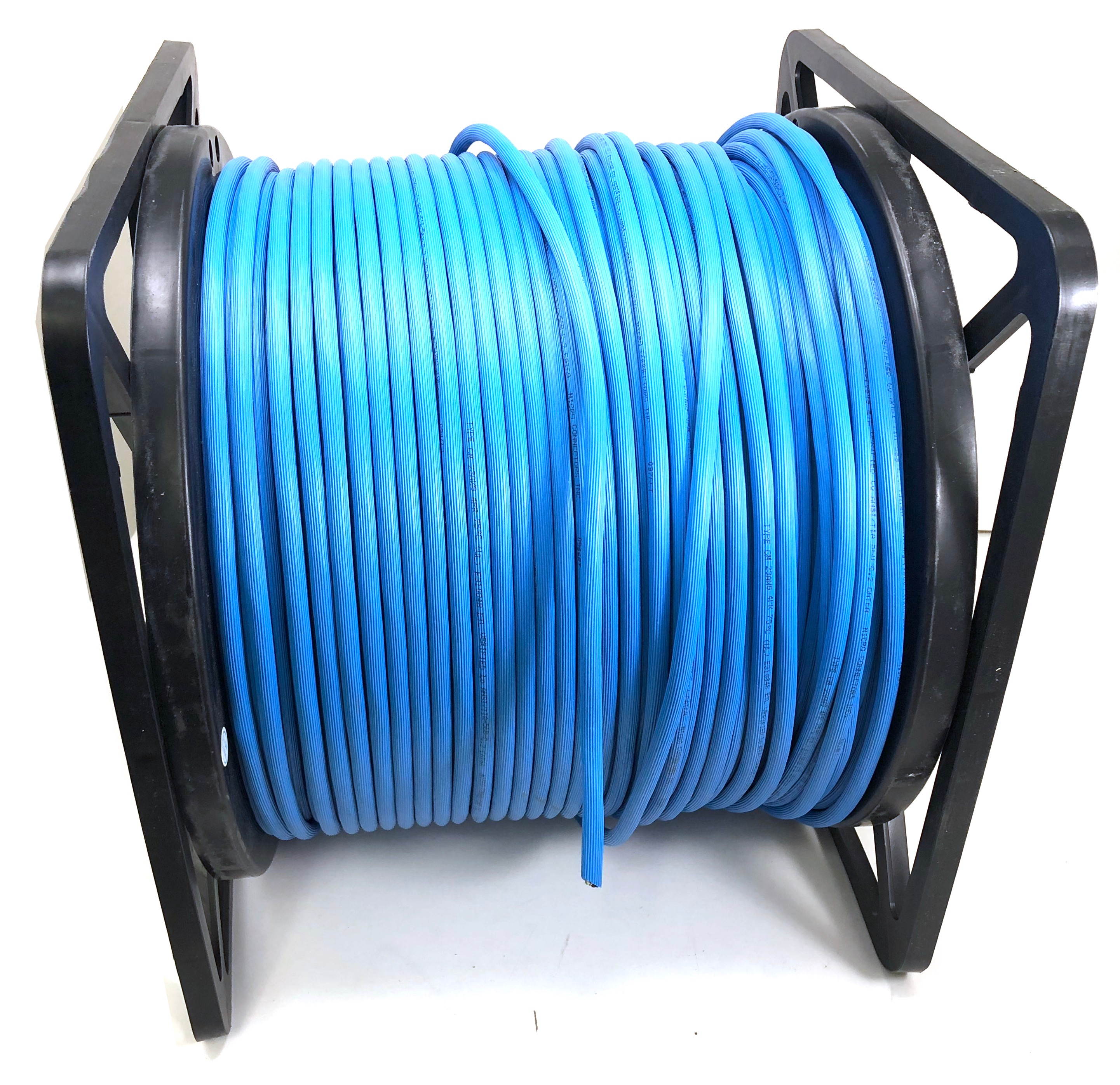 Micro Connectors, Inc. 1000 feet Augmented Cat6A 10GbE Solid UTP Box - Blue (TR4-570TBL)