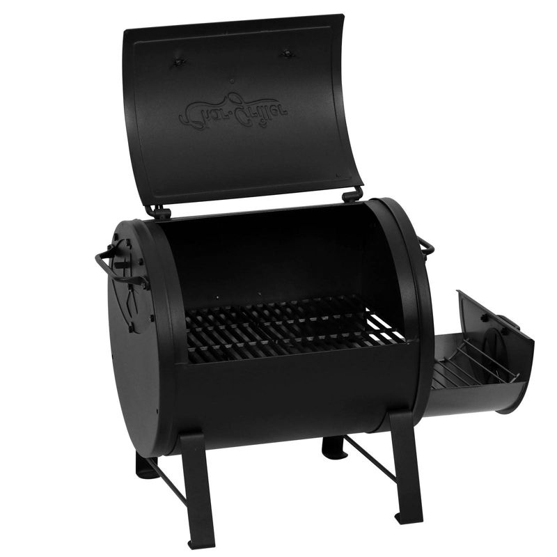 Char-Griller E82424 Side Fire Box Charcoal Grill