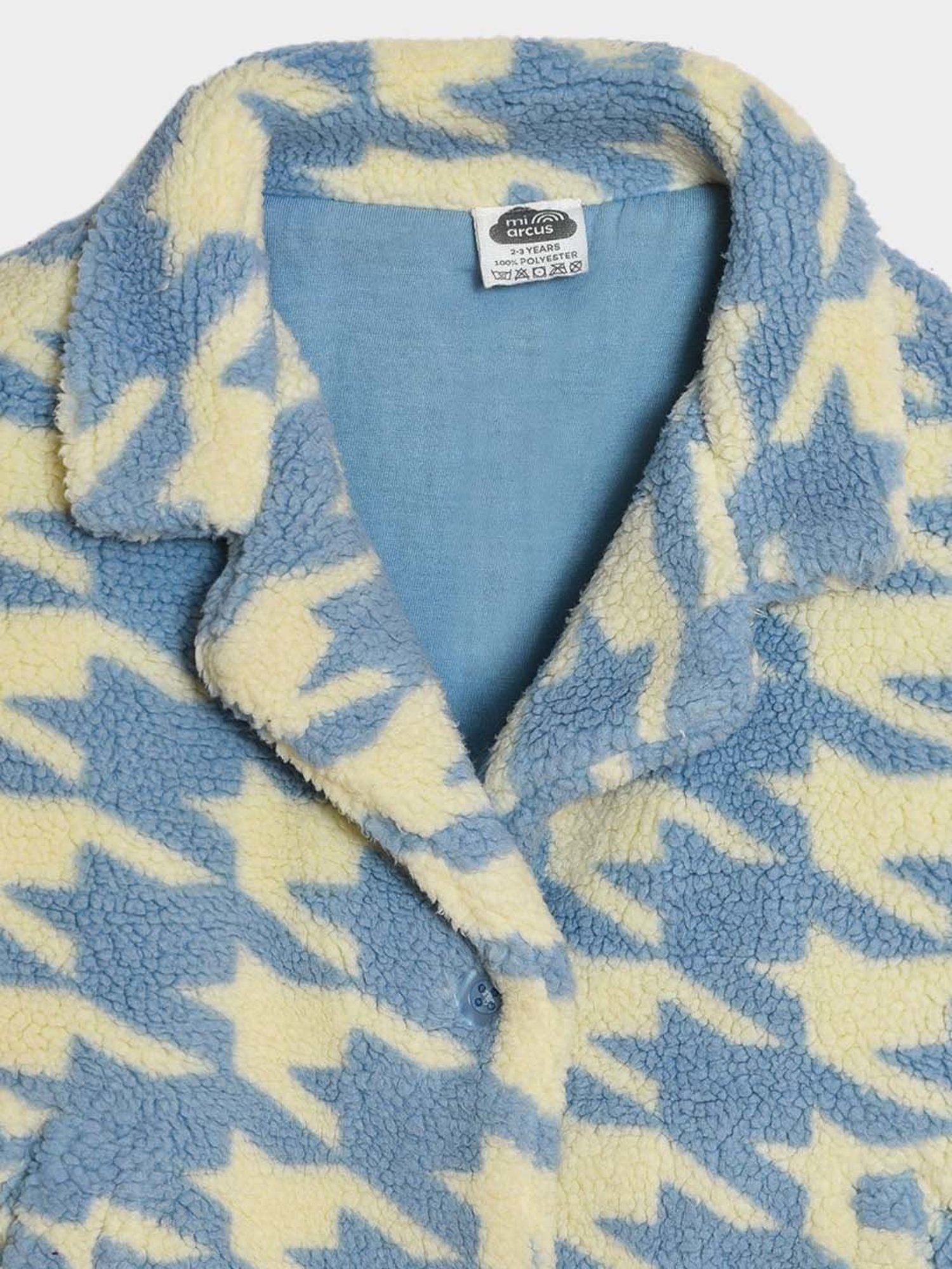 Elle Kids Black Self Pattern Jacket