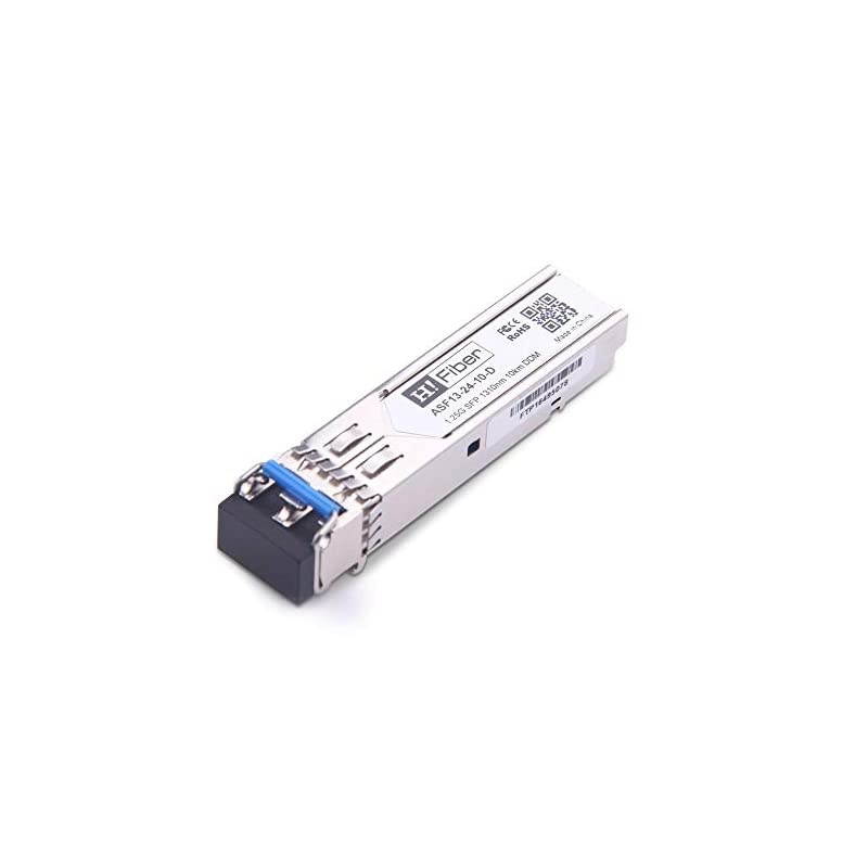 SFP Transceiver Single-Mode Gigabit Mini-GBIC Module 1000BASE-LX/LH Compatible for Netgear AGM732F (SMF, 1310nm, 20km, Dual LC DOM), 2 Pack
