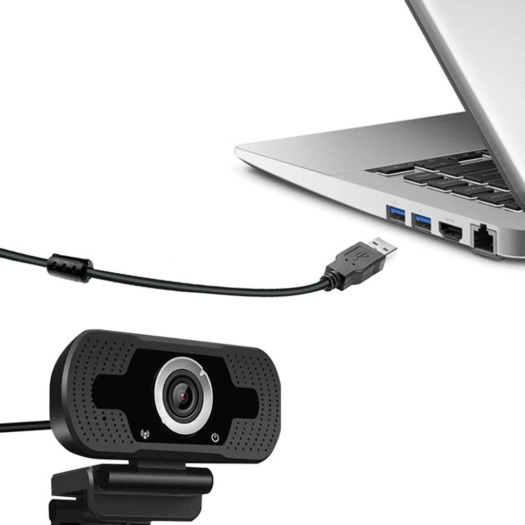 Hd 1080p Webcam Computer Pc Webcamera With Microphone For Live Broadcast Video Calling Conference Work Camera With Privacy Cover