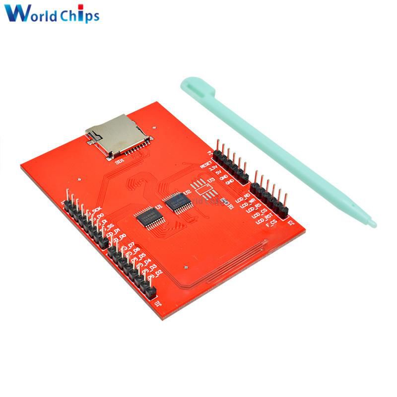 2.4 inch TFT LCD Touch Screen Shield for Arduino UNO R3 Mega2560 LCD Module 18-bit 262,000 Different Shades Display Board