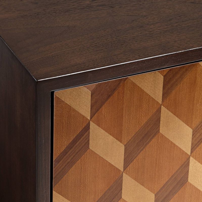 Kolczak Boho Handcrafted Mango Wood 2 Door Cabinet Light Gray - Christopher Knight Home