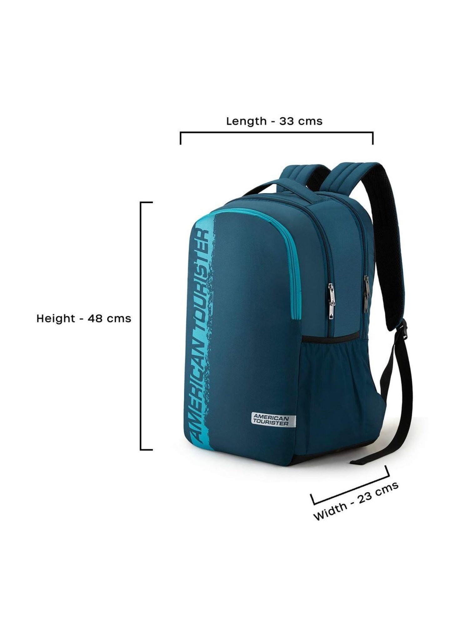 American Tourister Spin 29 Ltrs Teal Medium Laptop Backpack