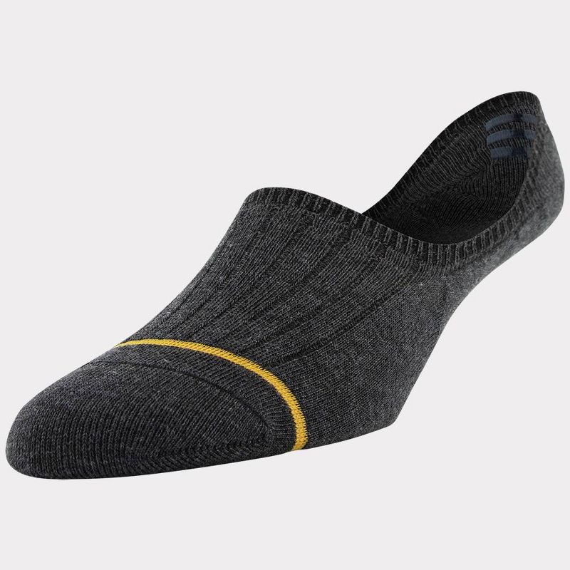 Signature Gold by GOLDTOE Men's Native Nomad Invisible Loafer Socks 2pk - Black/Peacoat 6-12.5