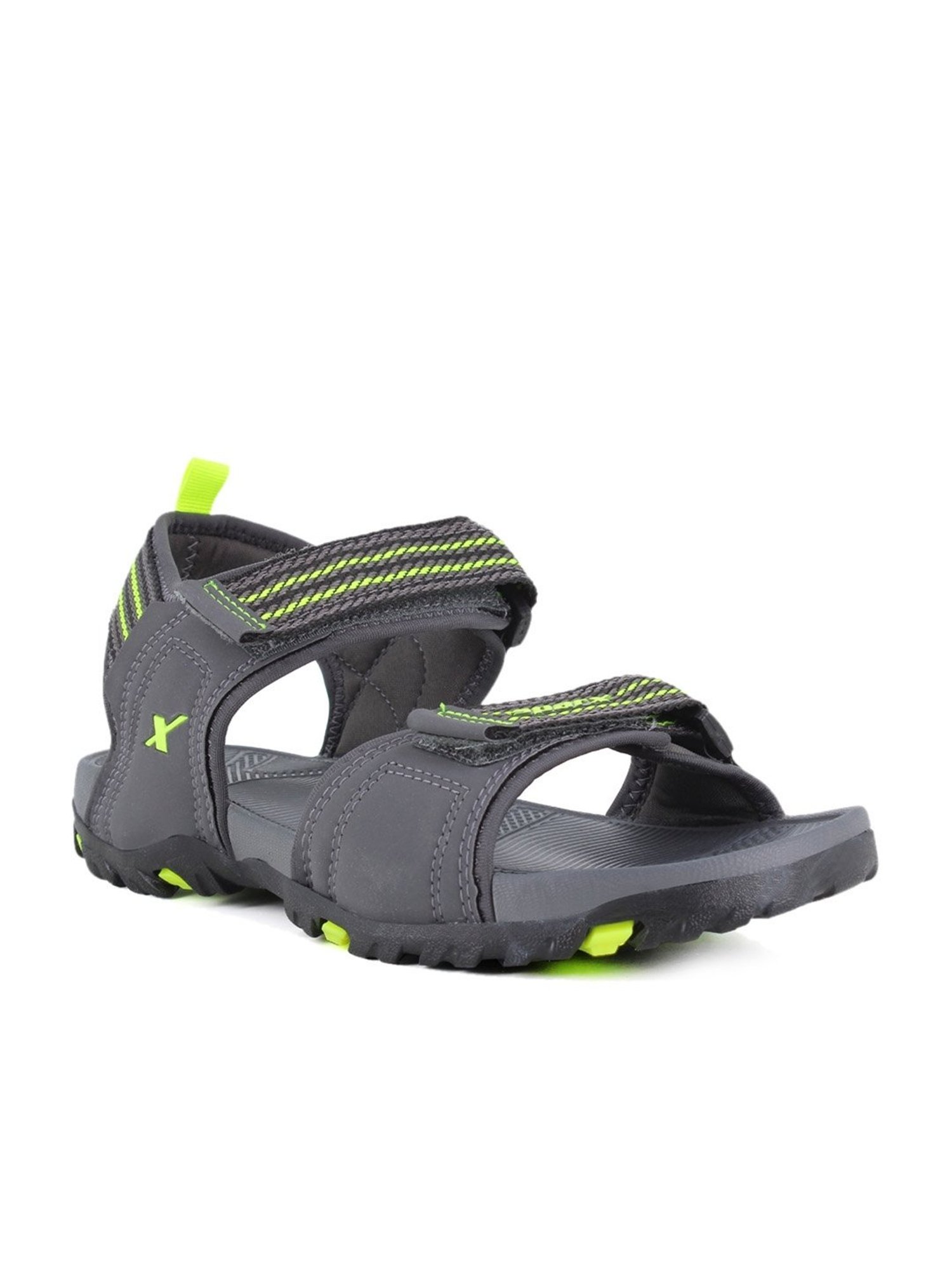Sparx Men's Dark Grey Floater Sandals