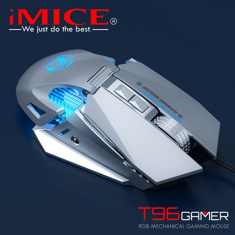 IMICE brand 2020 new 7-button 7200DPI game mouse programmable T96 mechanical mouse