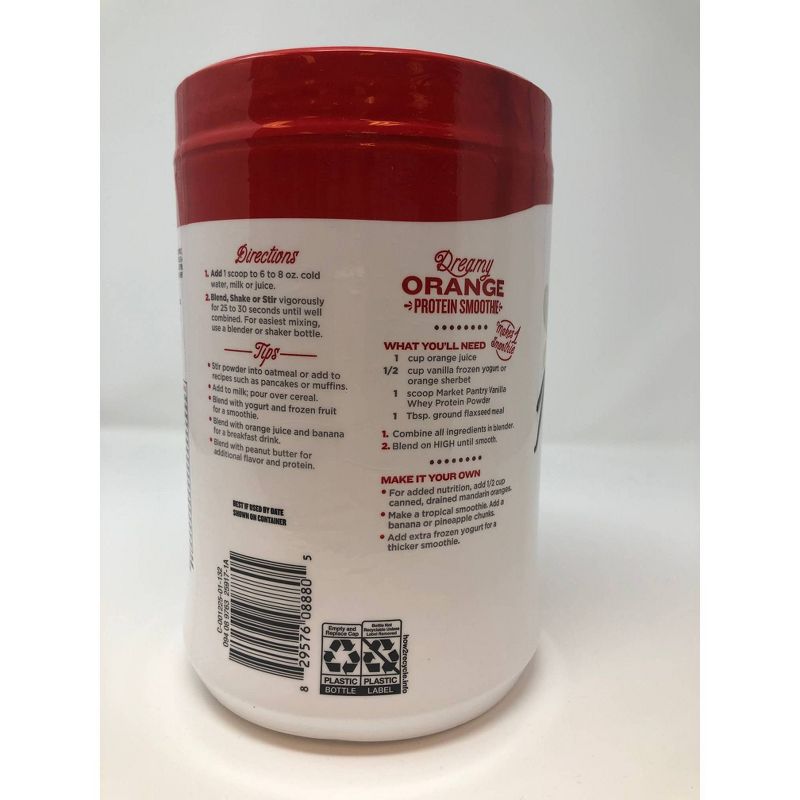 Whey Protein Powder - Vanilla - 32oz - Market Pantry™