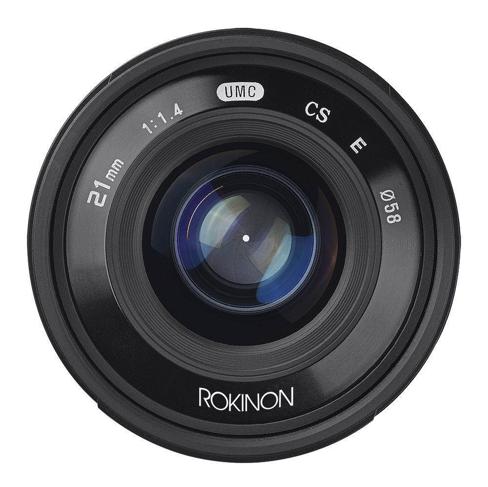 Rokinon RK21M-M 21mm F1.4 ED AS UMC High Speed CSC Wide Angle Lens for Canon M