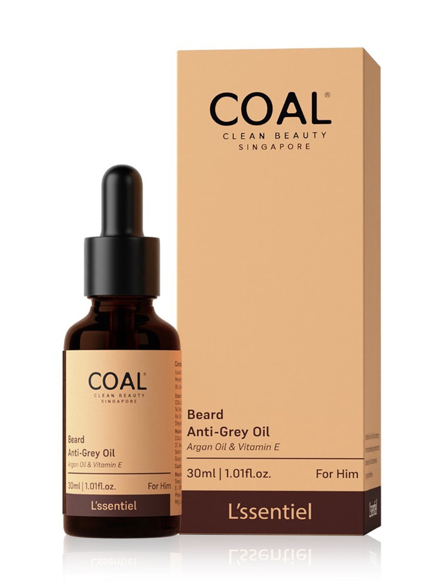 COAL Clean Beauty Beard Anti-Grey Oil - 30 ml