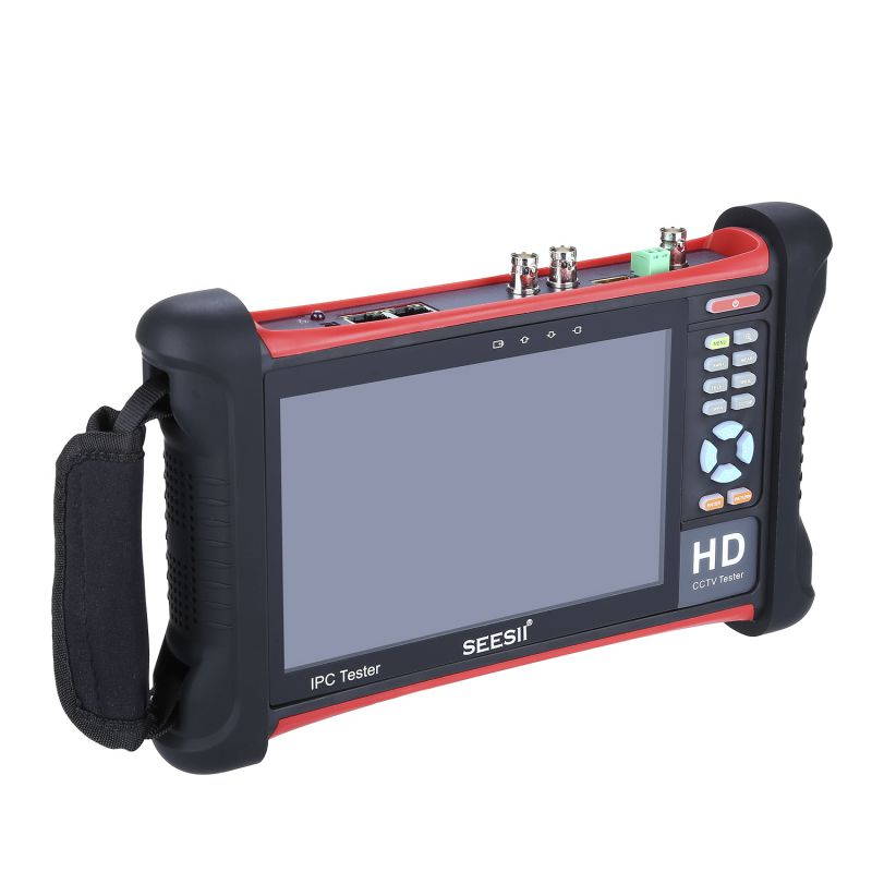SEESII 7 inch 4K 1080P IPC Camera CCTV Tester Monitor TVI CVI AHD SDI CVBS IP Discovery Analog Tester