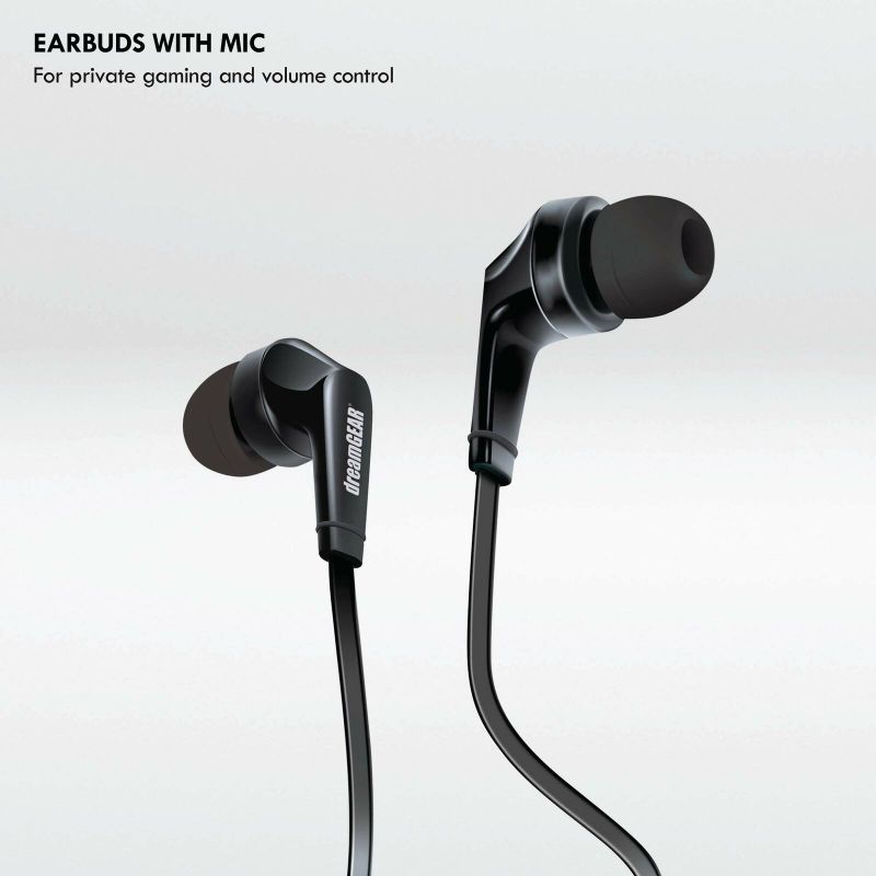 dreamGEAR Starter Kit Lite for Nintendo Switch Lite  - Carrying Case - Screen Protector - Ergonomic Grip Case - Earbud with Mic - Adjustable Stand - Cleaning Cloth - Car Charger - More