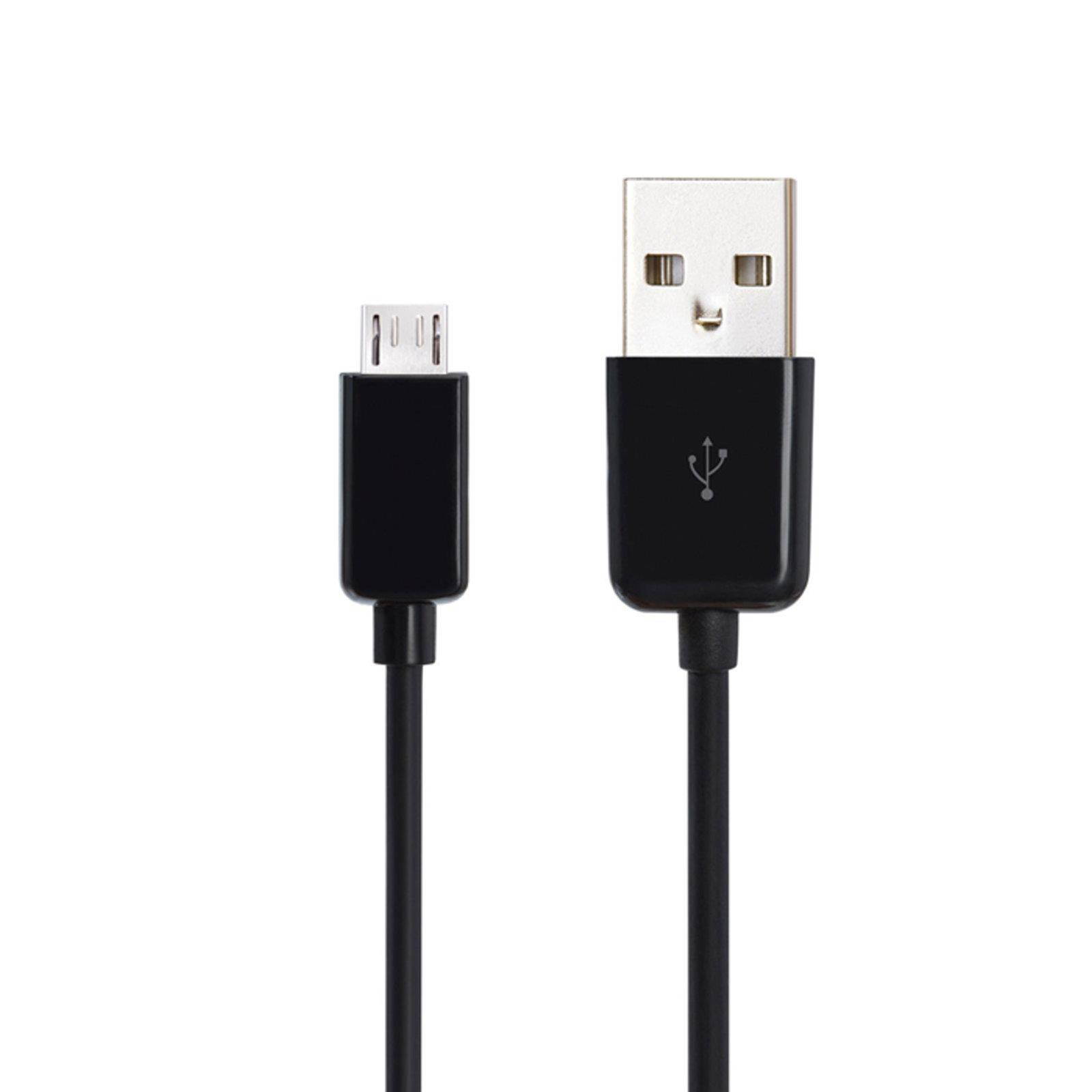 5 PACK - OEM Fast Charge Micro USB Charging Data Cable ECB-DU4EBE For Samsung Galaxy Tab 4 7 Inch Cell Phones 5 FT Non-Retail Packaging - Black