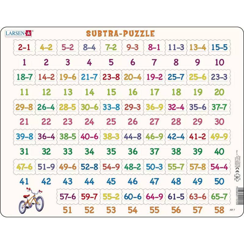 Larsen Puzzles Addition & Subtraction Kids Puzzle Set - 2pk