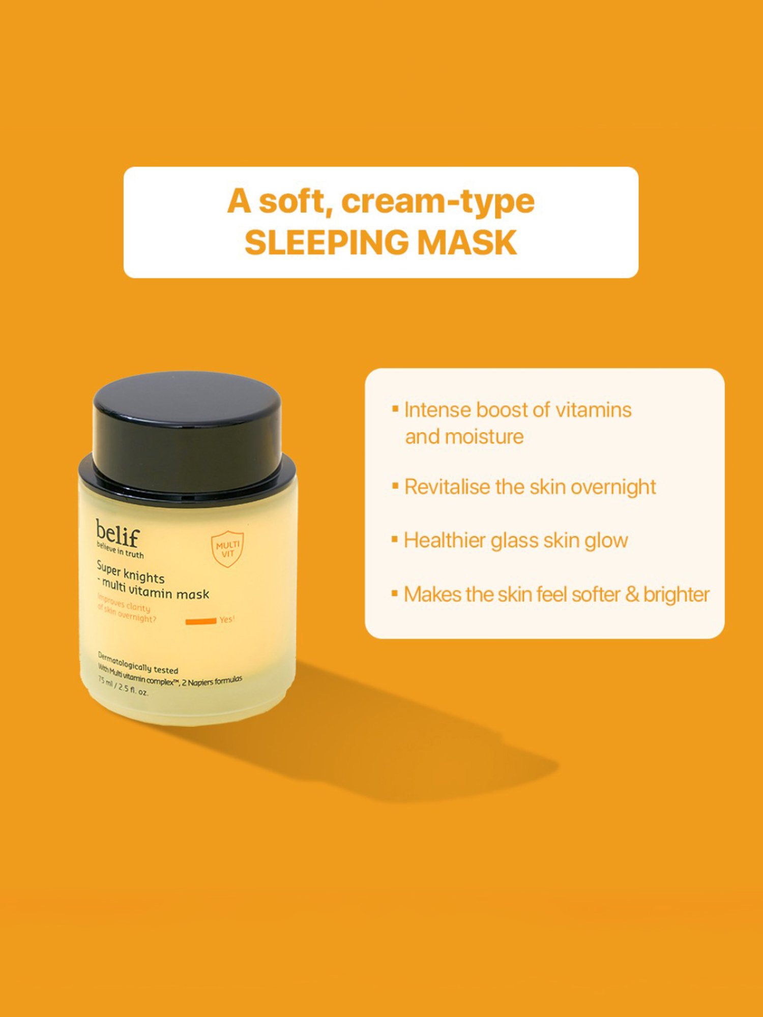 Belif Super Knights - Multi Vitamin Mask - 75 ml