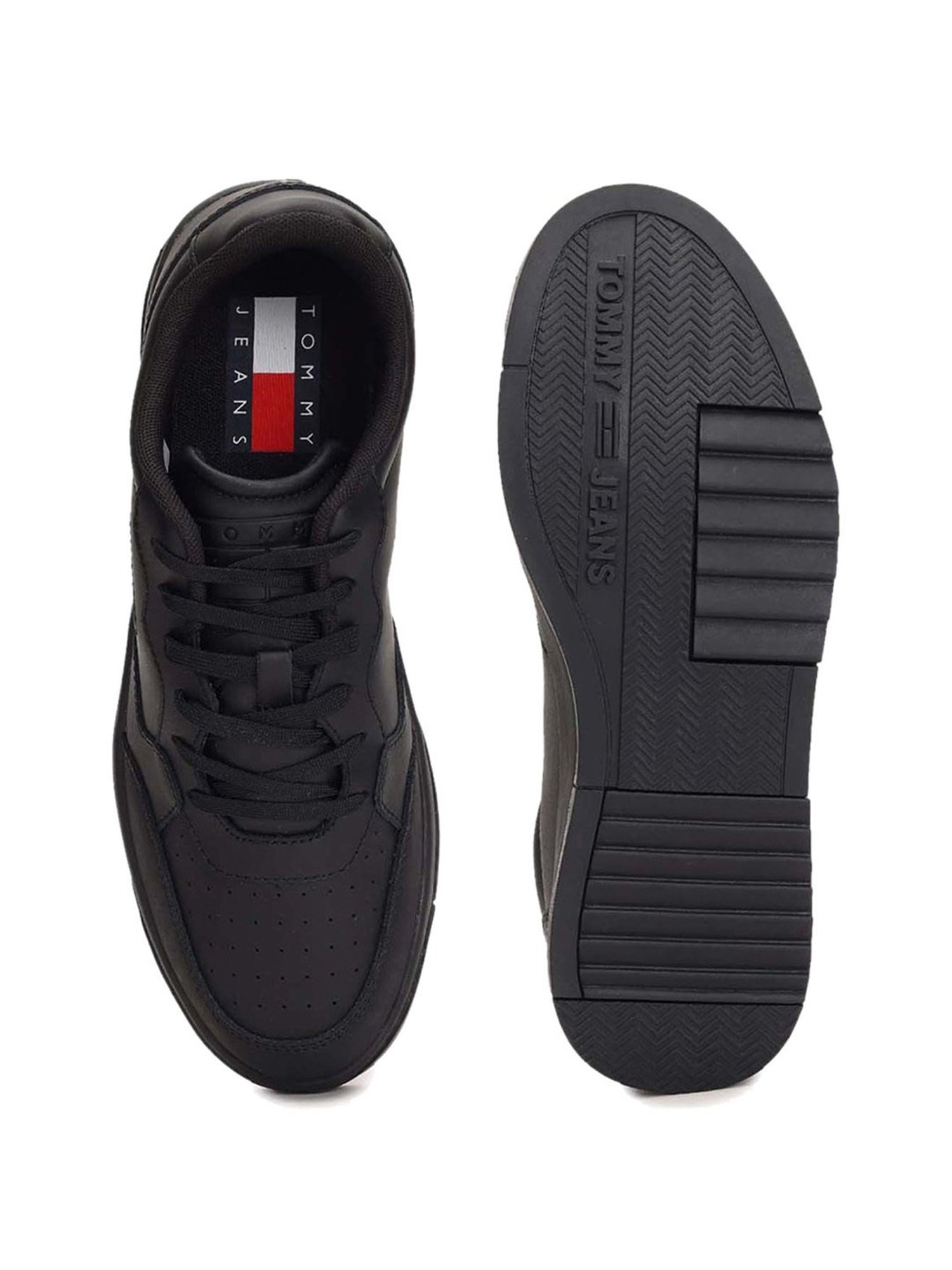 Tommy Hilfiger Men's Black Casual Sneakers