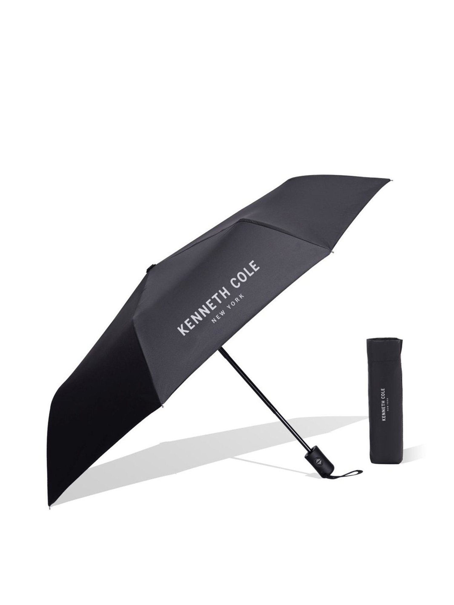 Kenneth Cole New York Mini UV Protection Black Umbrella