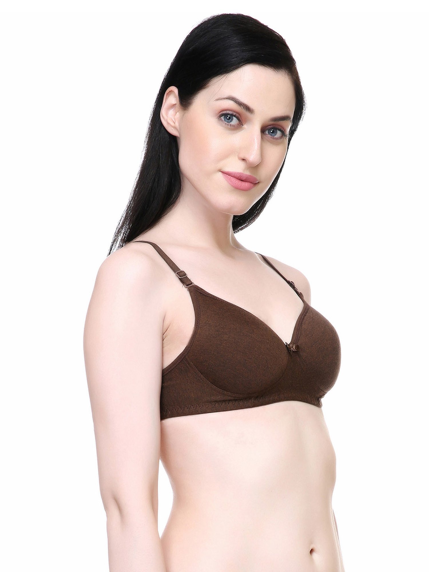 Lady Lyka Multicolor Non Wired Padded T-Shirt Bra (Pack Of 2)