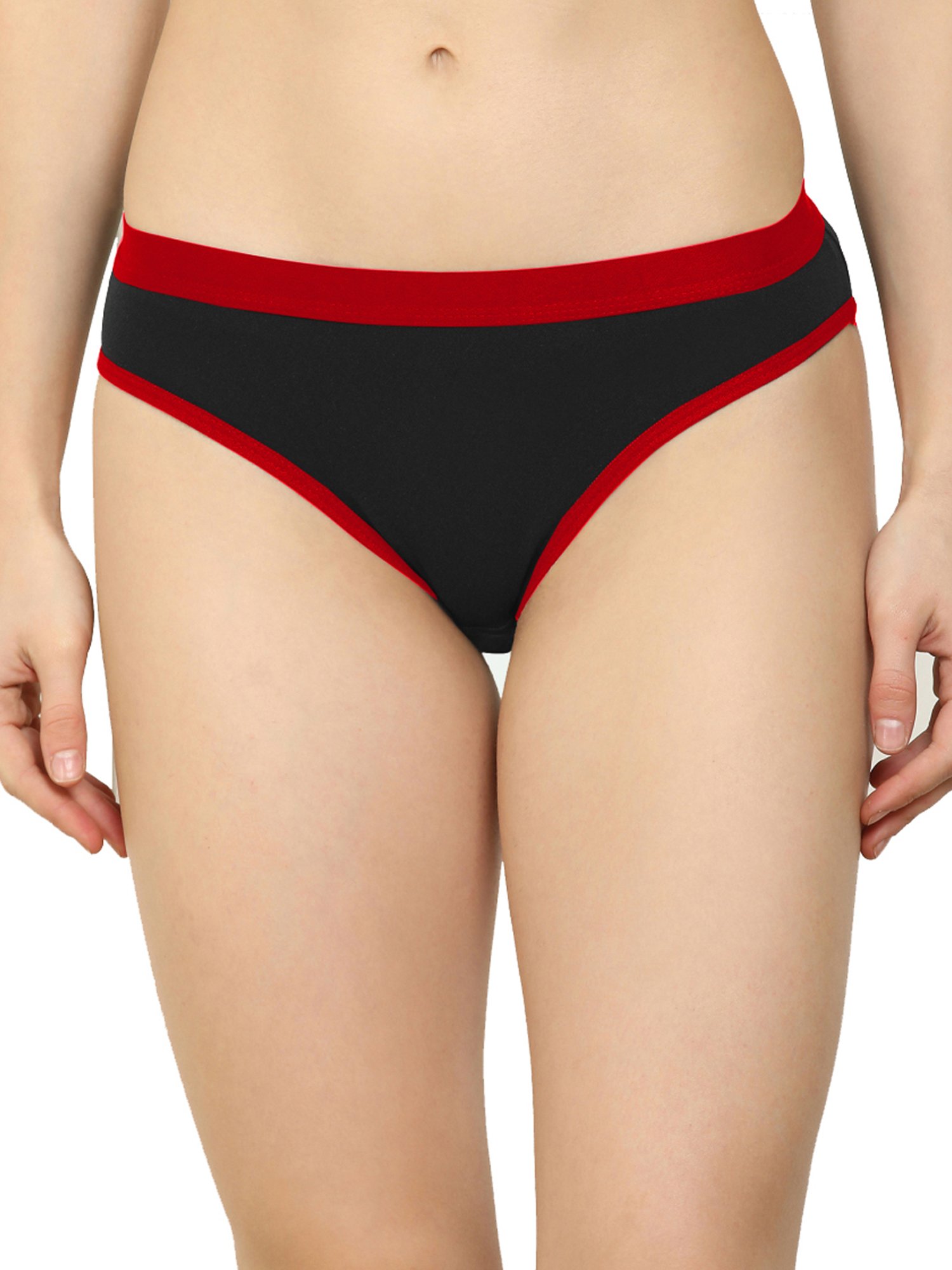 AROUSY Black Plain Hipster Panties - Pack Of 3