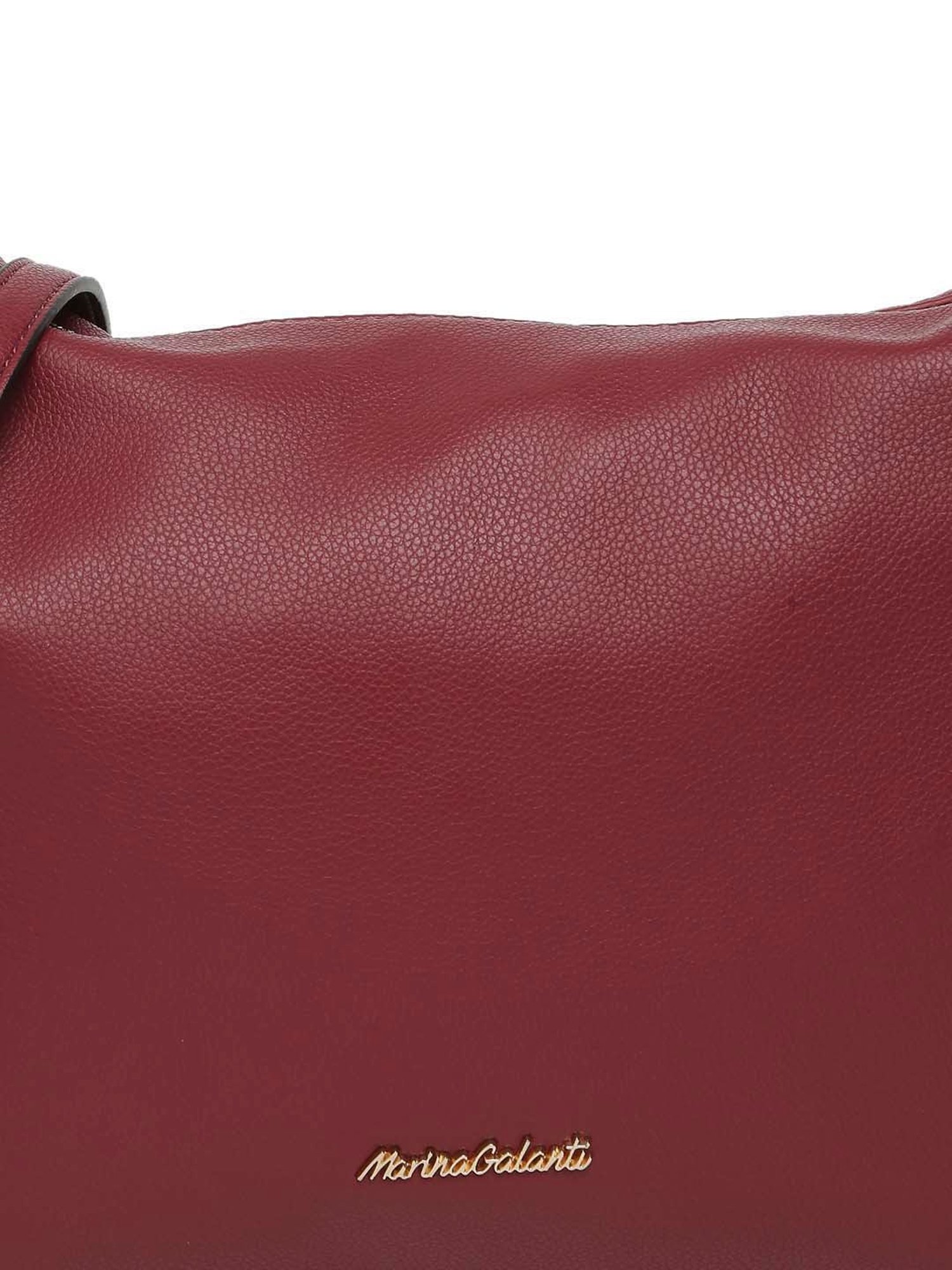 Marina Galanti Red Solid Medium Hobo Handbag