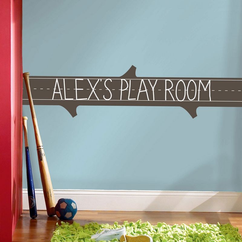 Learning Log Chalkboard Wall Accent Self Stick Decal - Estela Lugo and Friends..