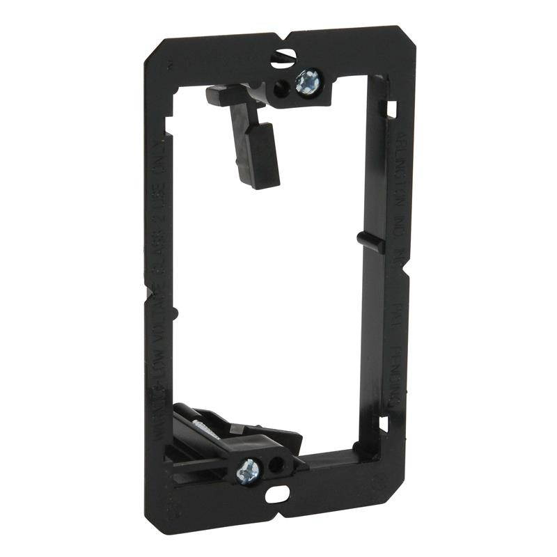 Arlington Industries - LV1 - Single Gang - For 1/4" to 1" Walls - Low Voltage Device Mounting Bracket