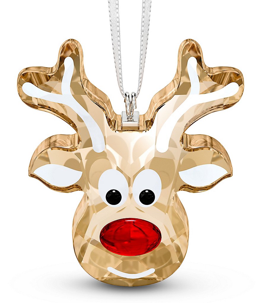 Swarovski Crystal Gingerbread Reindeer Ornament