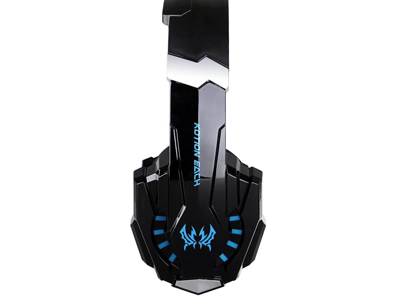 G9000 Stereo Gaming Headset for PS4 PC Xbox One PS5 Controller, Noise Cancelling Over Ear Headphones with Mic, LED Light, Bass Surround, Soft Memory Earmuffs for Laptop Mac Nintendo NES Games