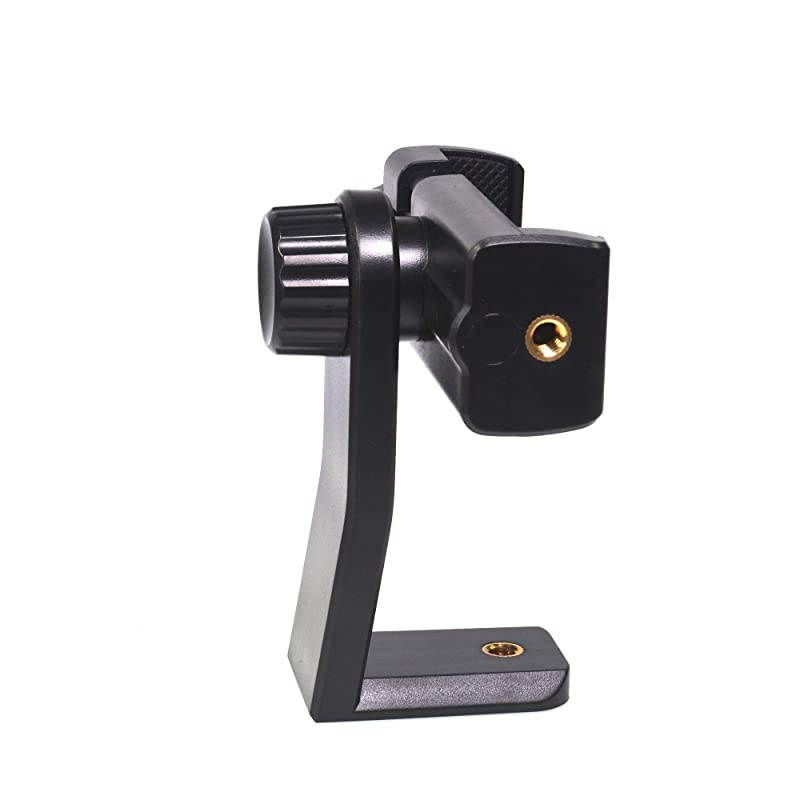Phone Tripod Holder Head 14quot Screw Adapter + Bluetooth Remote Camera Shutter Rotatable Digtal Camera BracketSelfie Lens MonopodCompatible Camcorder iPhone XXRXs Ma Tripod Adapter