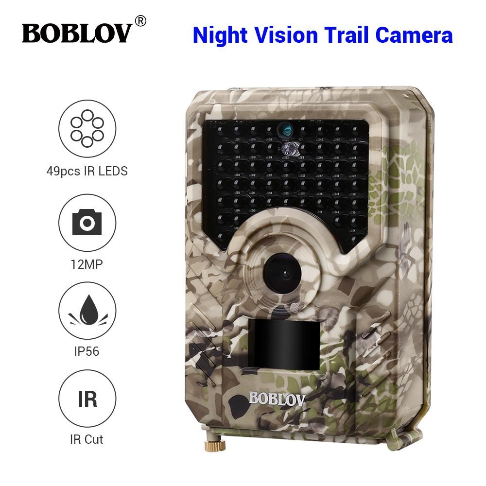 BOBLOV PR200 12MP 49PCS IR Leds Trail Hunting Camera Waterproof