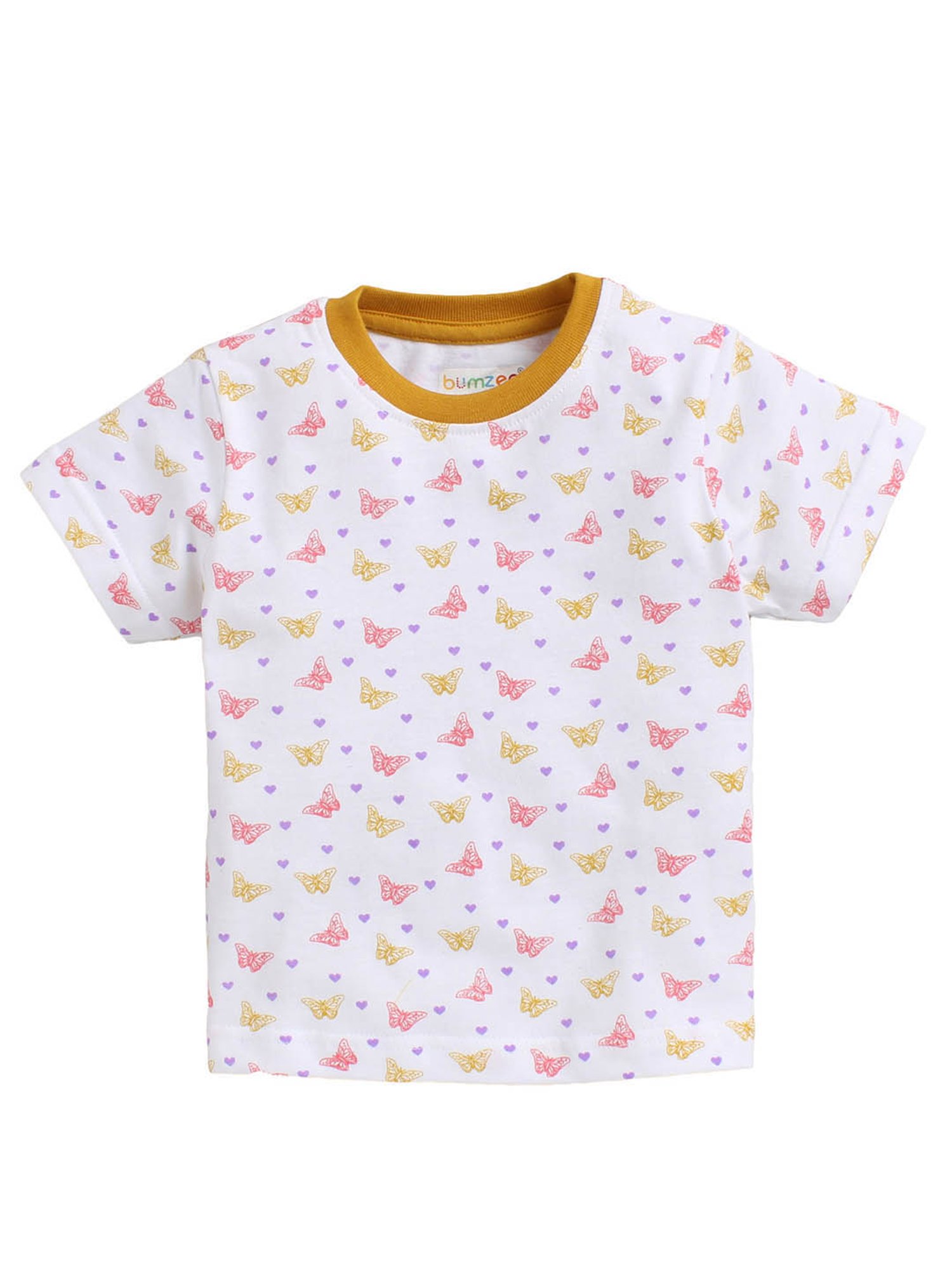 Bumzee Kids Multicolor Printed T-Shirts (Pack Of 3)