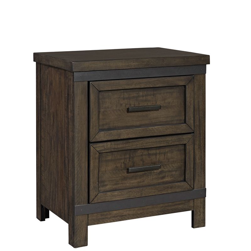2 Drawer Night Stand in Brown - Liberty Furniture