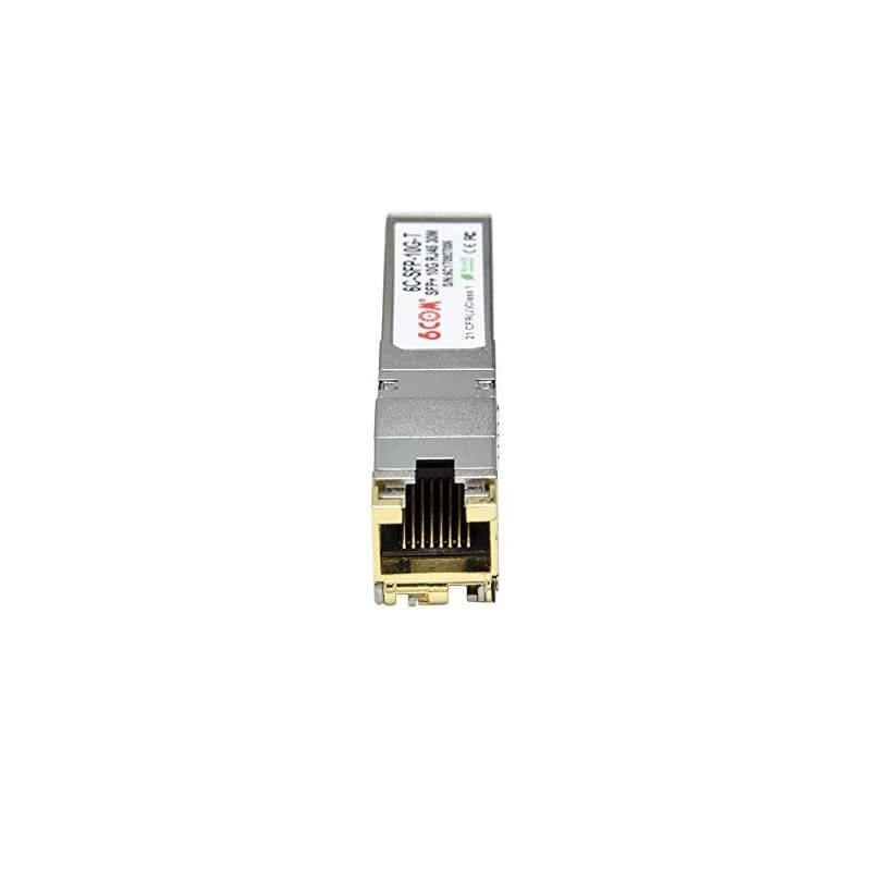 10GBase-T SFP+ RJ45 Transceiver, 10G-T Copper RJ45 Module, up to 30 Meters, Compatible with Arista SFP-10GE-T and Other Open Switches