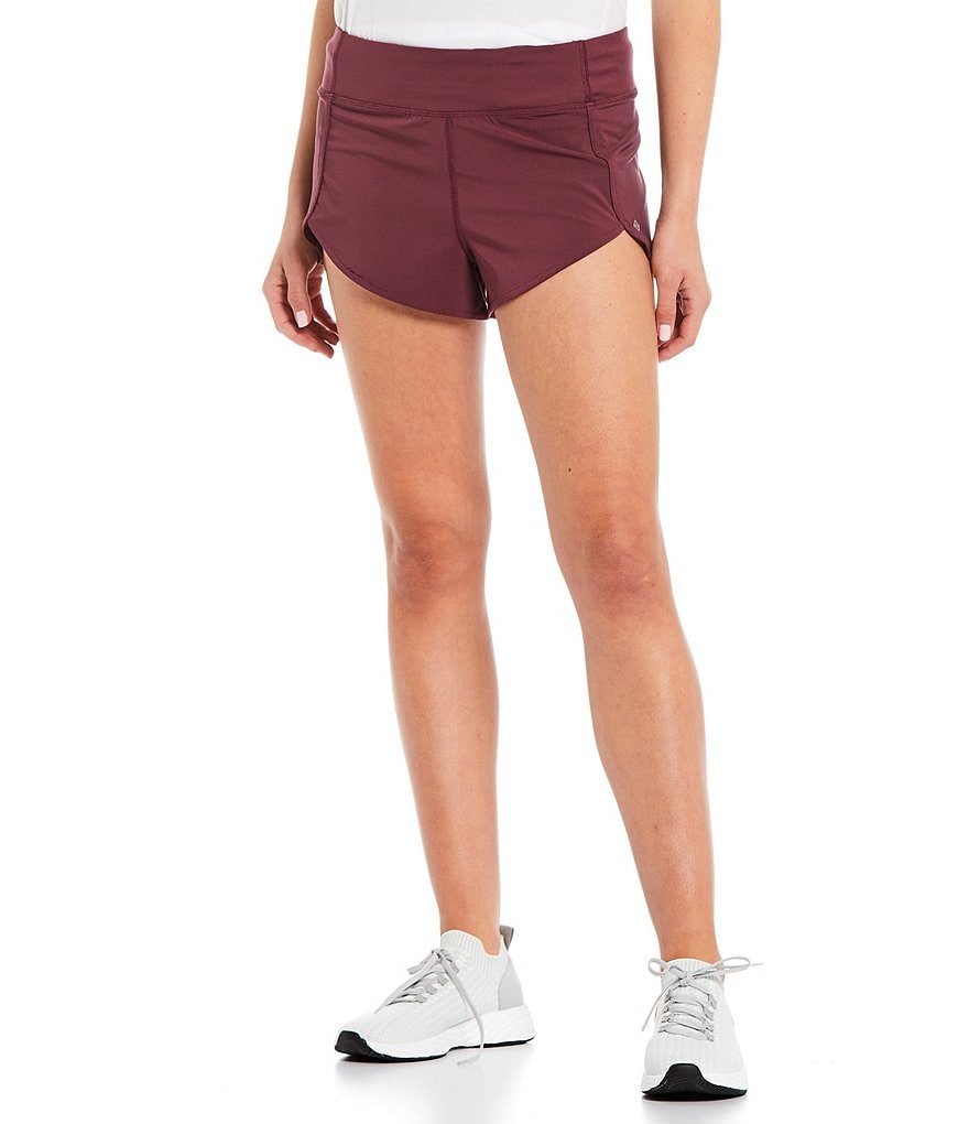 Antonio Melani Motion 4-Way Stretch Back Zipper Pocket Moisture Wicking Shorts