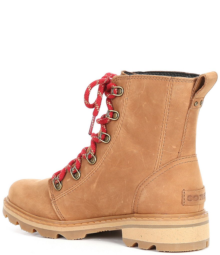 Sorel Lennox Waterproof Leather Lace-Up Booties