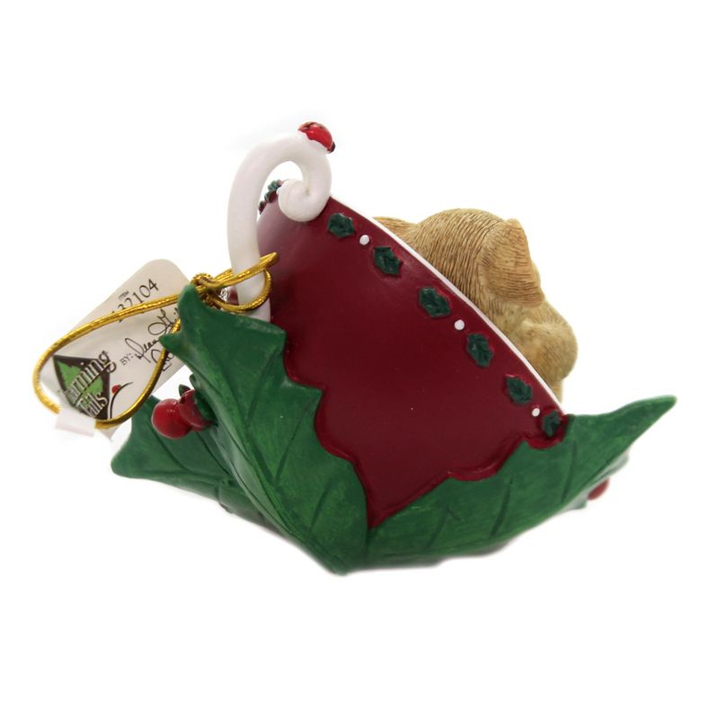 Charming Tails 2.75" Drink In All The Joys Of The Season Dean Griff Christmas  -  Decorative Figurines