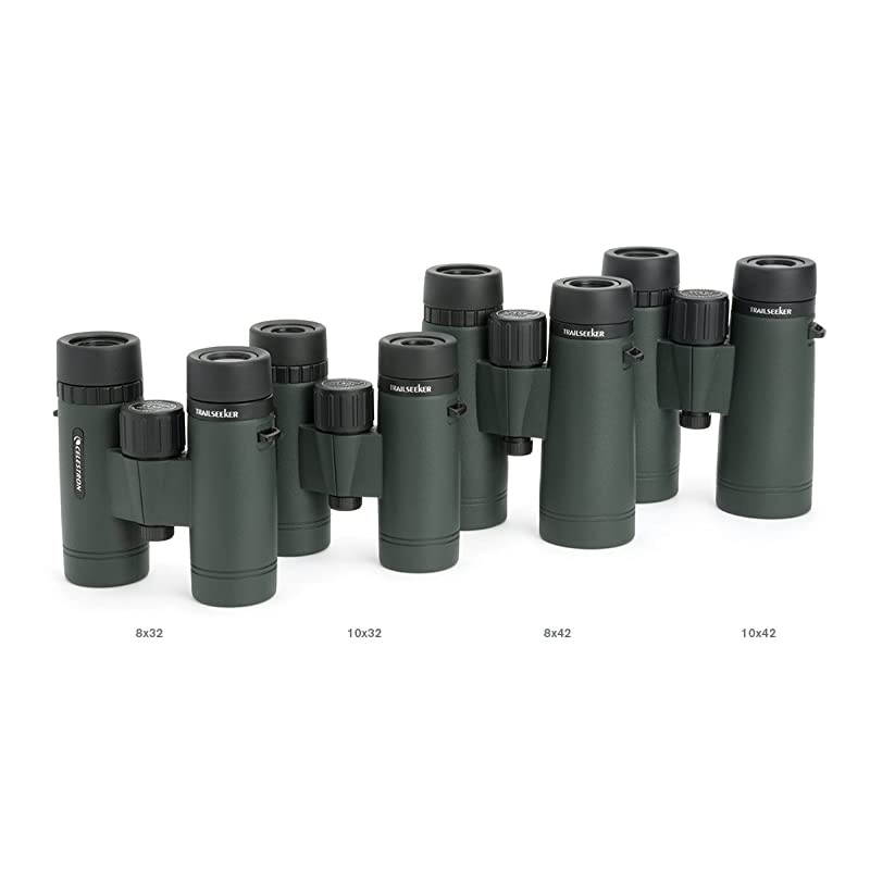 TrailSeeker 10x42 Binoculars &ndash; Fully Multi-Coated Optics &ndash; Binoculars for Adults &ndash; Phase and Dielectric Coated BaK-4 Prisms &ndash; Waterproof & Fogproof &ndash; Rubber Armored &ndash; 6.5 Feet Close Focus