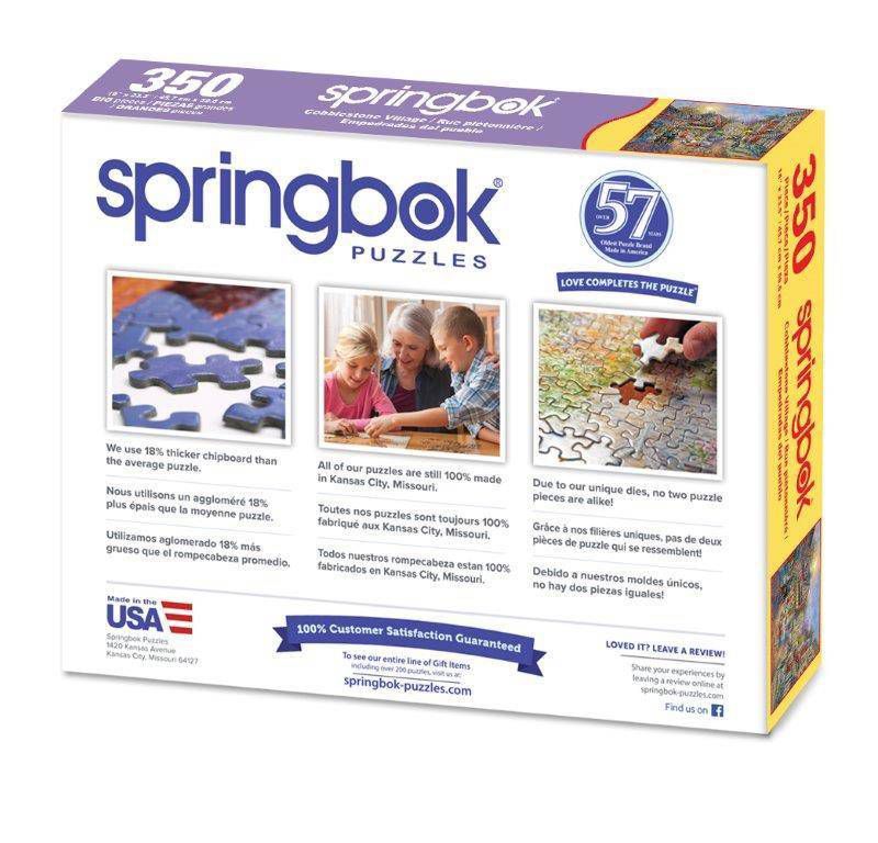 Springbok Cobblestone Village Puzzle 350pc