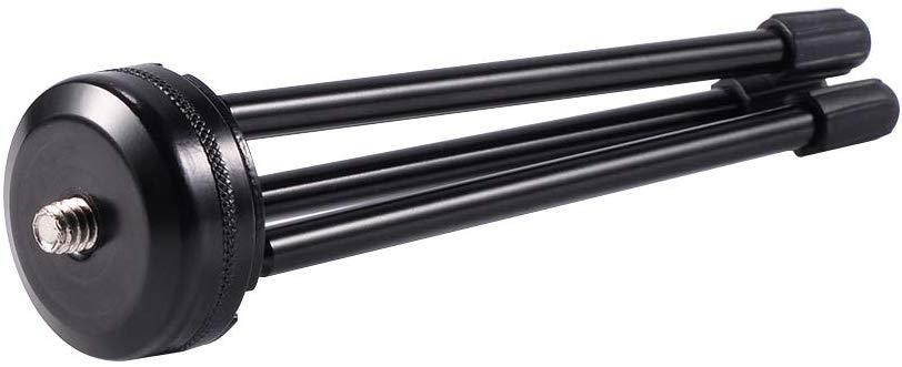 HOLACA Mini 4.72 inch Sturdy Tripod Leg for Wyze Cam Pan,Dog Camera, Ricoh Theta S, Nikon Keymission 360, Insta360 ONE X 360 Cam, Suitable for 1/4 -20 Thread Mount Camera.