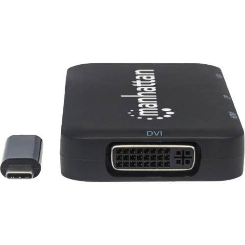 Manhattan 152600 Usb-C 4-In-1 Audio/Video Converter
