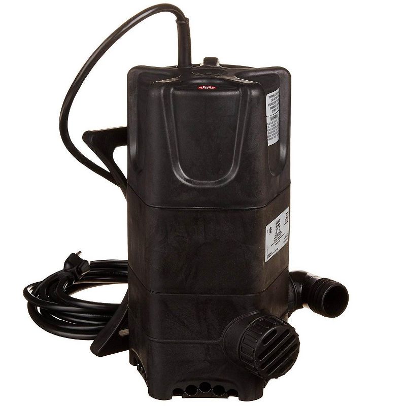 Little Giant Pumps 5/8 HP 4280 GPH Dual Discharge Waterfall Pump with 16 Foot Cord