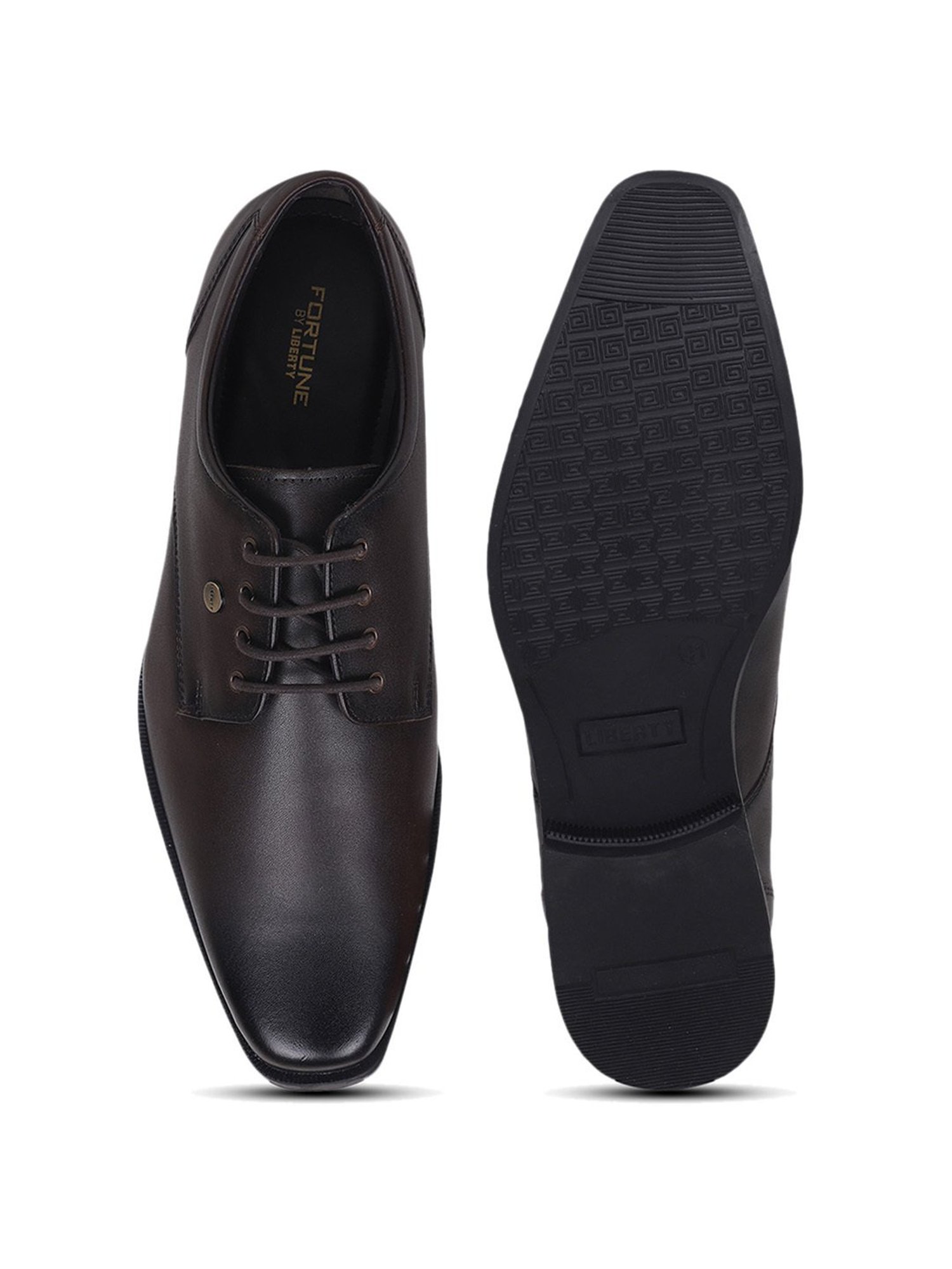 Fortune by Liberty Men's LB31-01E Brown Derby Shoes