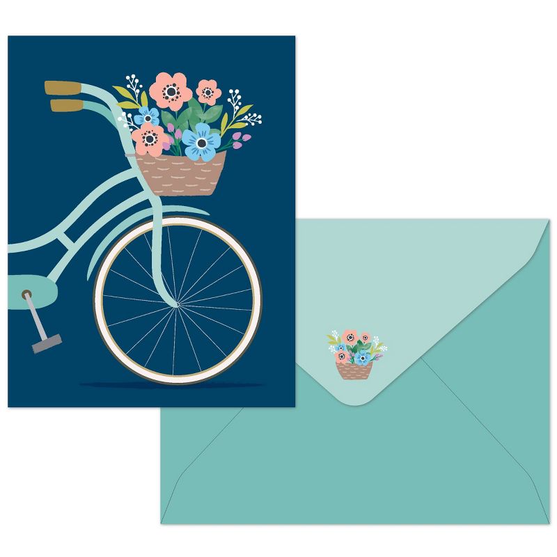 Green Inspired 10ct Bicycle Blank Cards